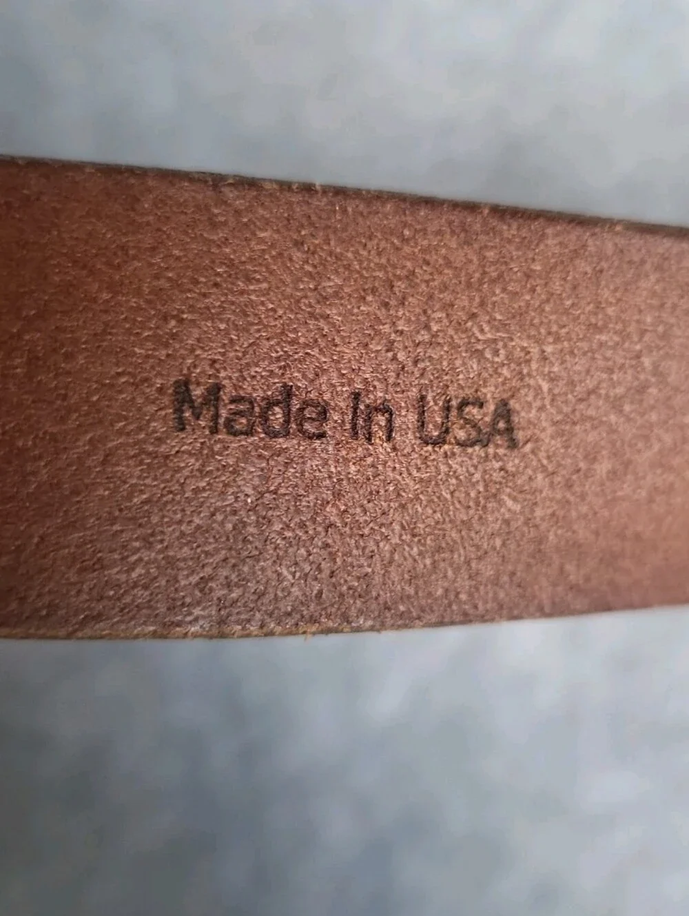 Johnston & Murphy Belt Mens 38 Black Brown Stainless Steel Buckle 75-6996 USA